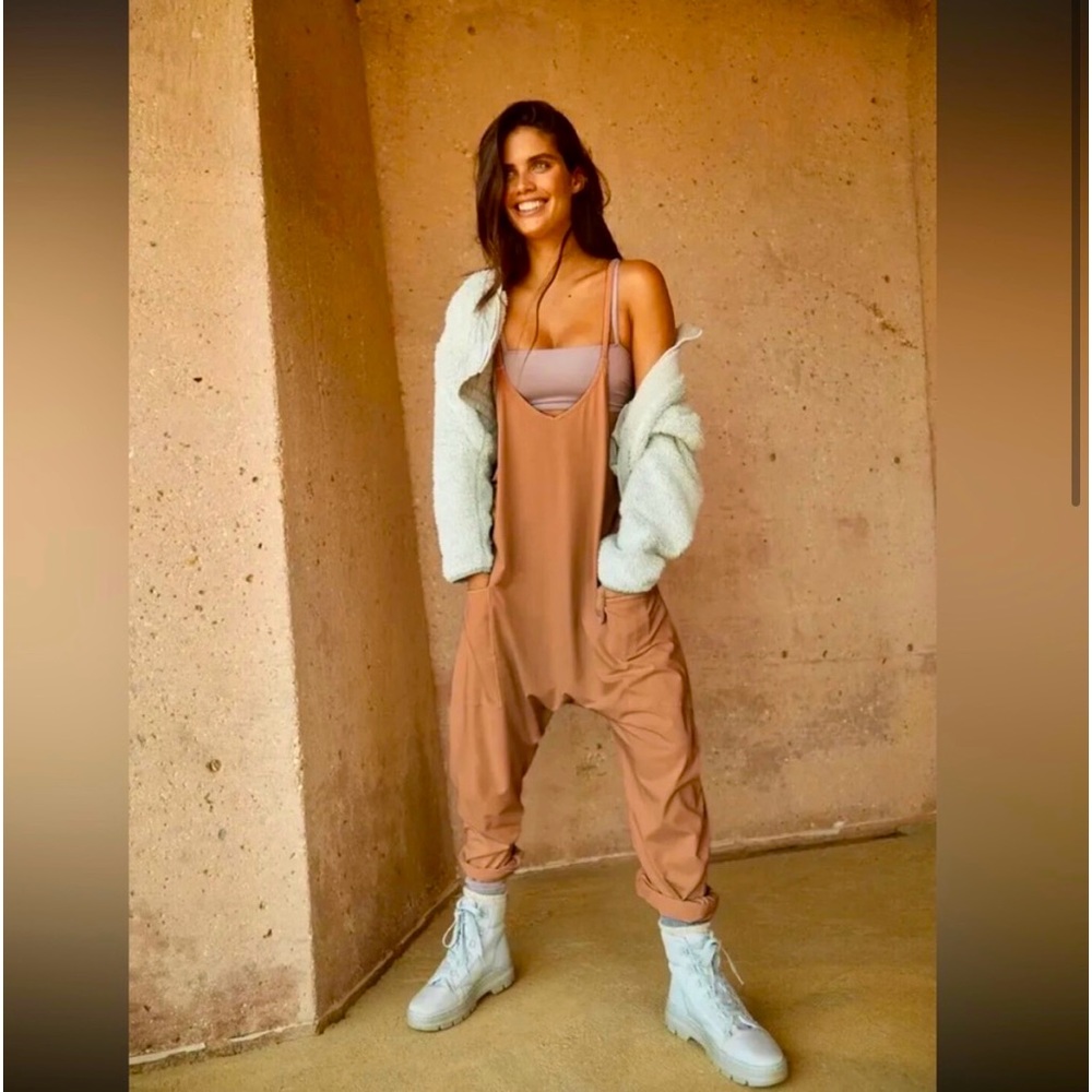 Free People Hot Shot Onsie Toasted Coconut Size Medium